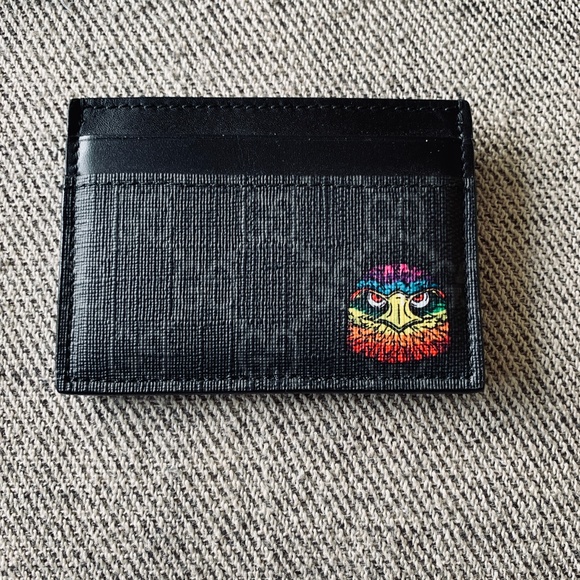 - NEW Gucci Black Eagle Card Holder AX5 - Picture 3 of 8
